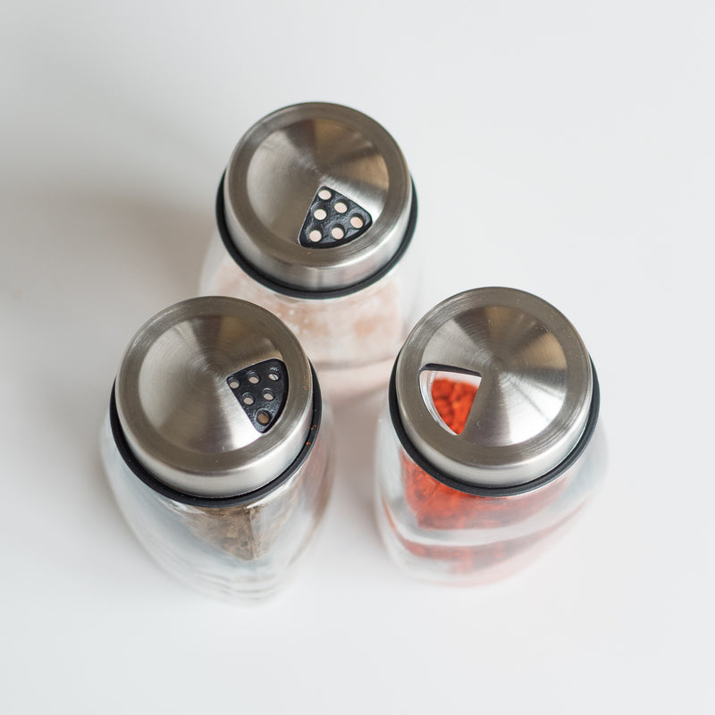 Spice Rack Set Of 6 Salt & Pepper Shakers June Trading   