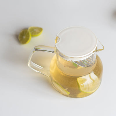Glass Teapot With Strainer Glasses & Jug Set June Trading   