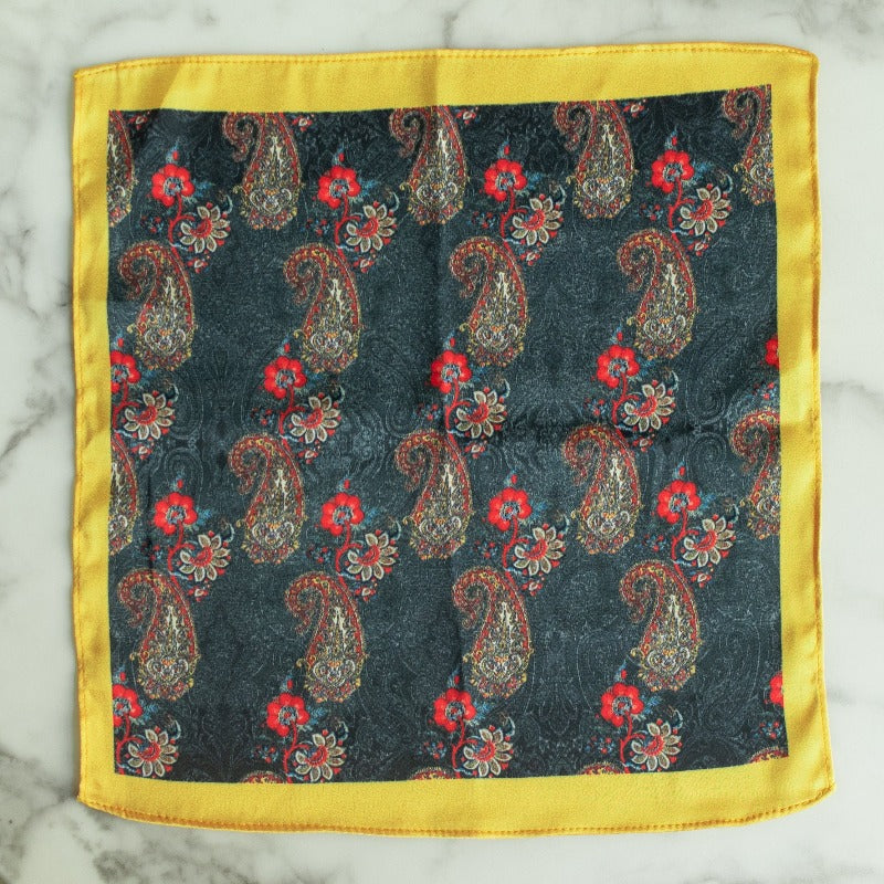 Traditional Motifs Print- Pocket Squares (Set of 2) Pocket Squares June Trading   