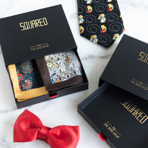 Traditional Motifs Print- Pocket Squares (Set of 2) Pocket Squares June Trading   