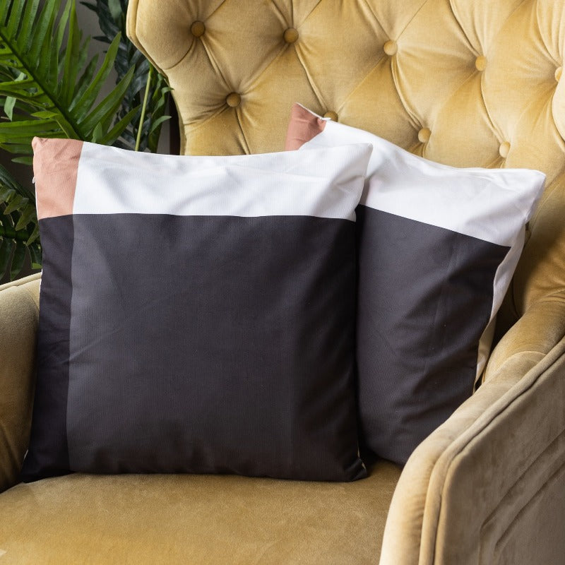 Minimal Print Cushion Covers (Set of 2) Cushion Cover June Trading   