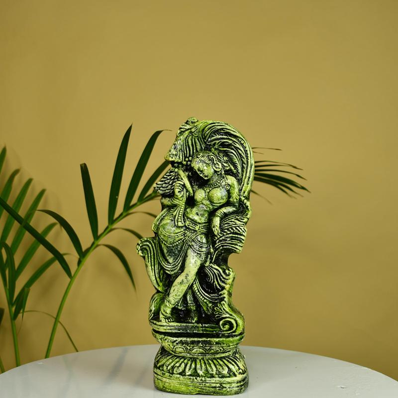 Sowpeace Premium Ancient Finish Terracotta Lady Abstract Art