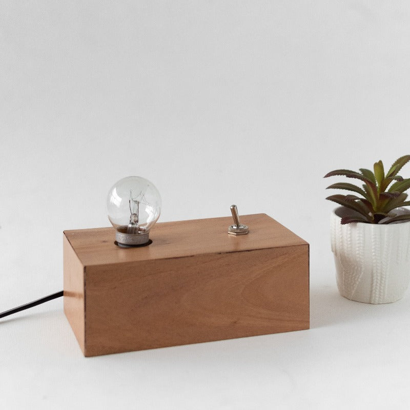 Wooden Table Night Lamp
