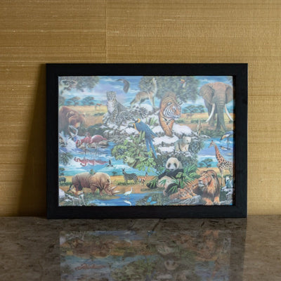 Animals in Jungle - 3D Photo Frame Photo Frames June Trading   