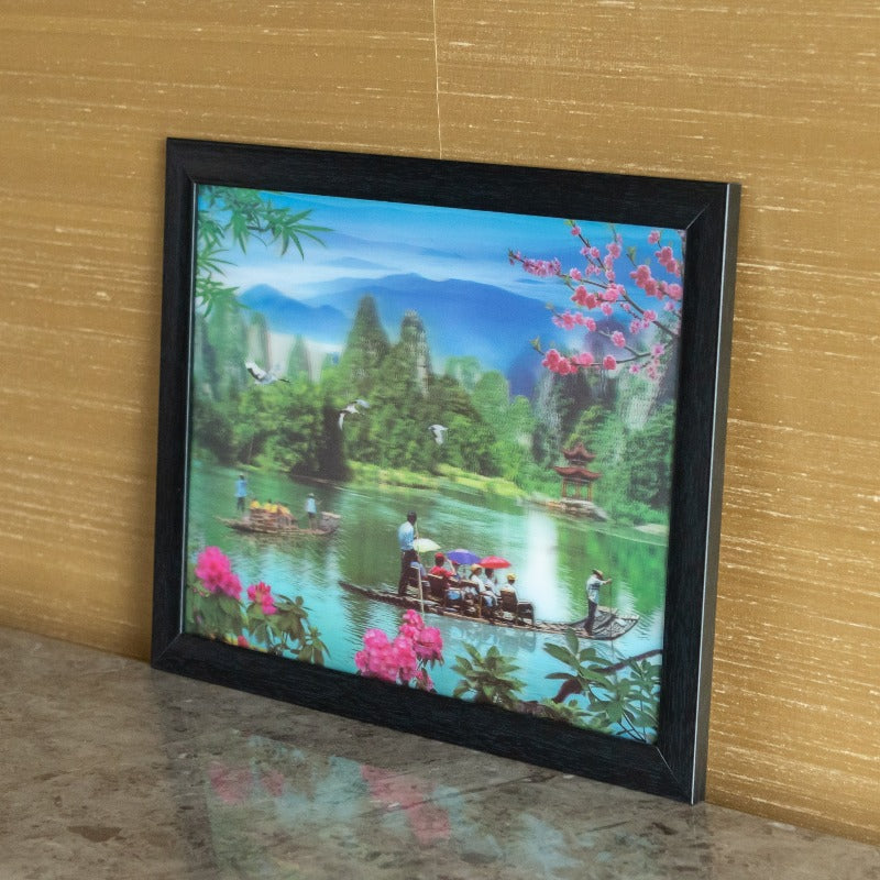 Calming Lake - 3D Photo Frame Photo Frames June Trading   