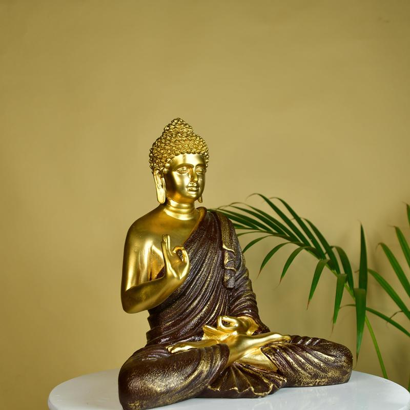 Sowpeace Resin Buddha Decor