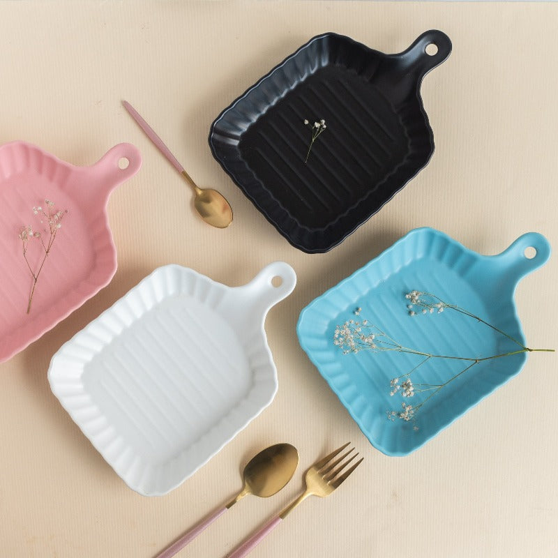 Crinkle Grill Baking Tray with Handle