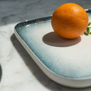 Ombre Ceramic Square Dinner Plate Dinner Plates June Trading   