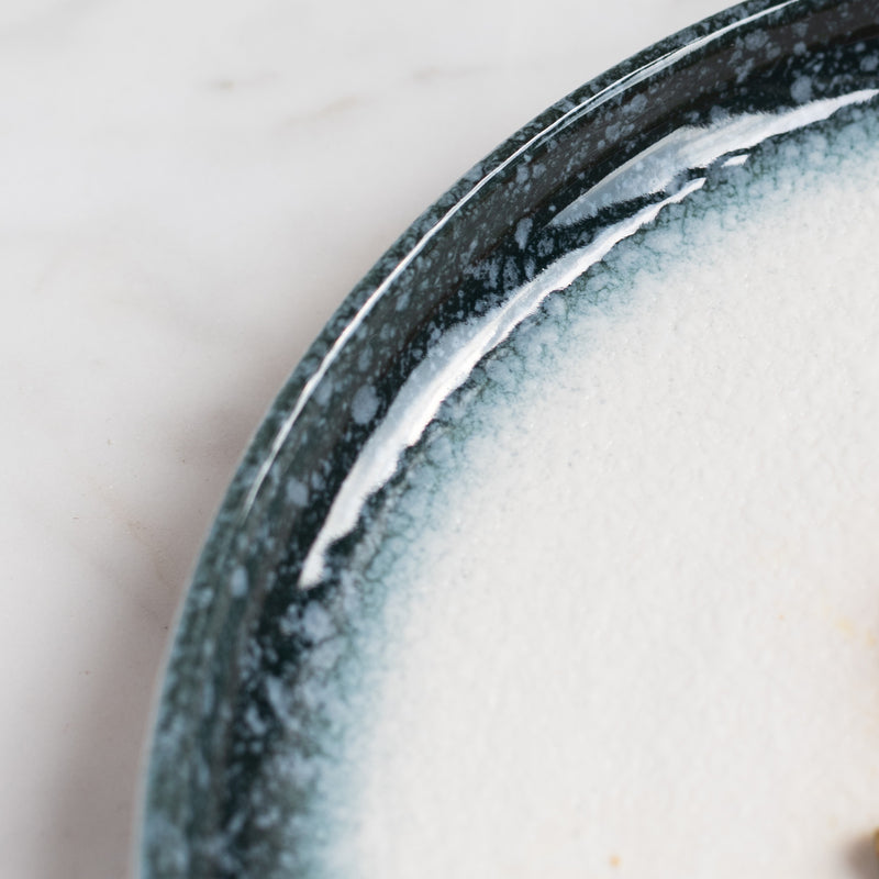 Ombre Ceramic Round Dinner Plate Starter Plates June Trading   