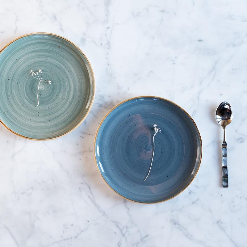 Gold Rimmed Dinner Plate Dinner Plates June Trading   