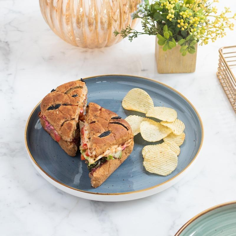 Gold Rimmed Dinner Plate Dinner Plates June Trading   