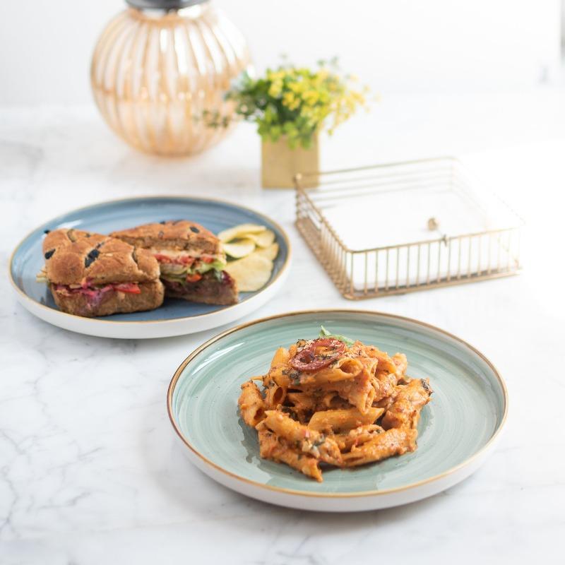 Gold Rimmed Dinner Plate Dinner Plates June Trading   