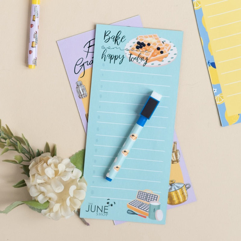 Waffle Love - Magnetic Board Sheet (Rewritable) Magnetic Board June Trading   