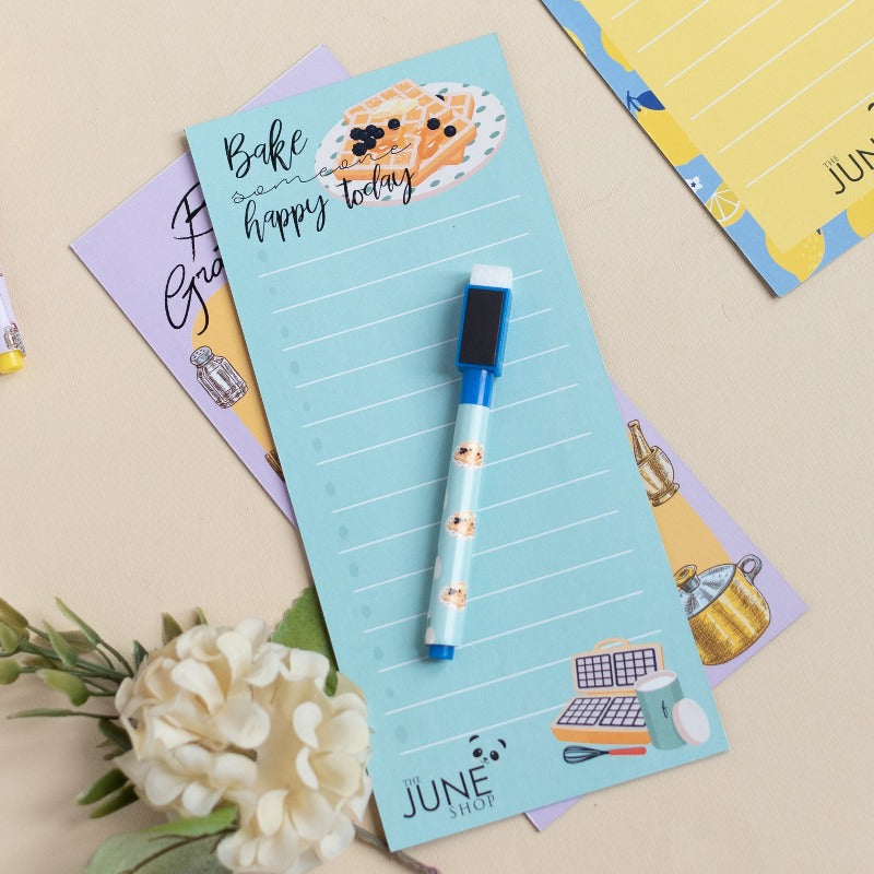 Waffle Love - Magnetic Board Sheet (Rewritable) Magnetic Board June Trading   