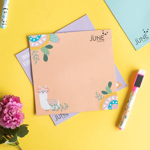 Quirky Llama- Magnetic Board Sheet (Rewritable) Magnetic Board June Trading   