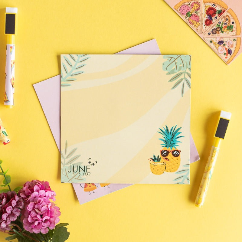Cool Pineapple - Magnetic Board Sheet (Rewritable) Magnetic Board June Trading   