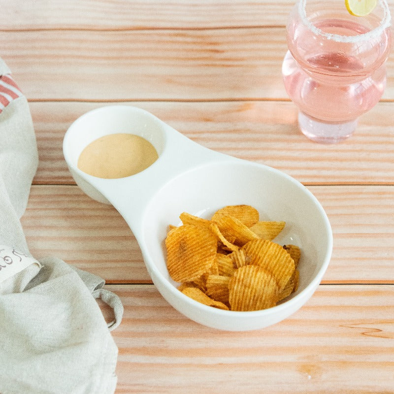 Chip & Dip Serving Bowl Serving Plates June Trading   