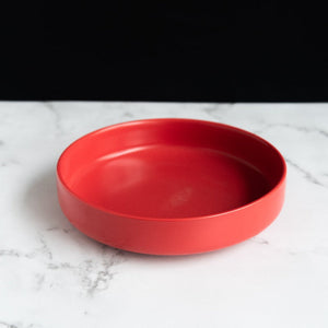 Solid Coloured Dinner Plate Dinner Plates June Trading Cherry Red  