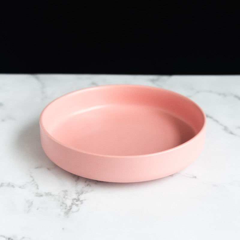 Solid Coloured Dinner Plate Dinner Plates June Trading Cloud Pink  