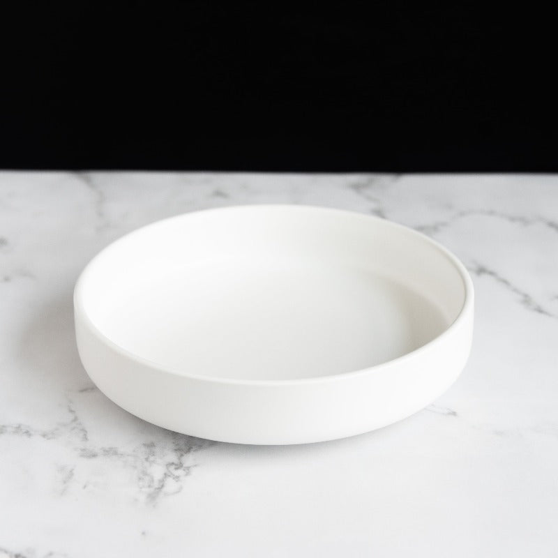 Solid Coloured Dinner Plate Dinner Plates June Trading Pearl White  