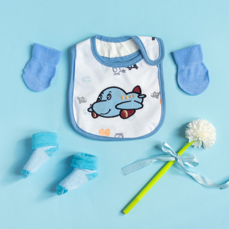 Cute Airplane Bib Set Baby Gift Set June Trading   