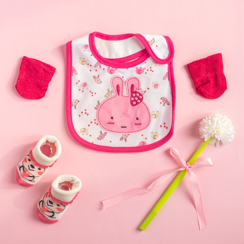 Cute Bunny - Bib Gift Set Baby Gift Set June Trading   