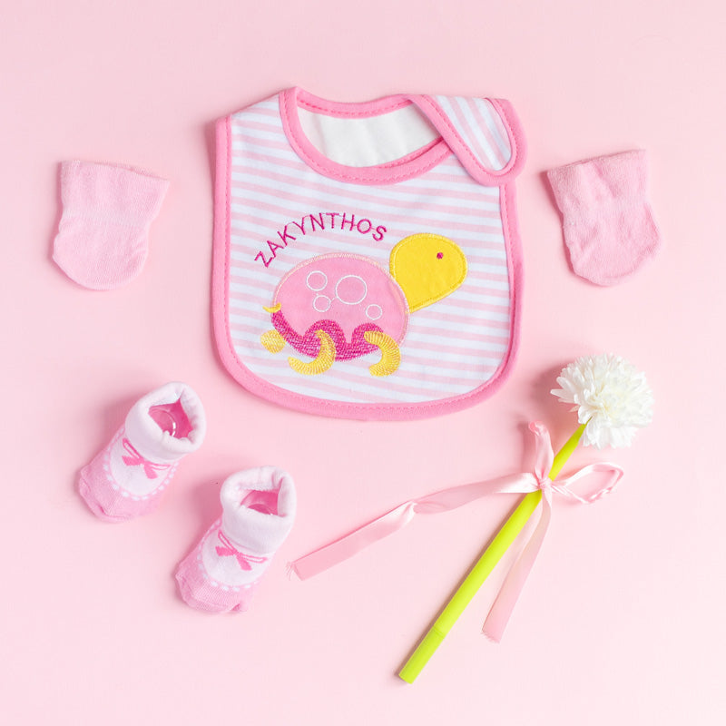Baby Turtle - Bib Gift Set Baby Gift Set June Trading   