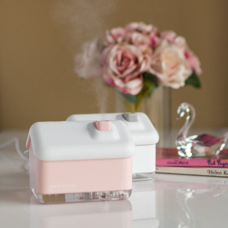 Home Humidifier Lamp Humidifiers June Trading Crepe Pink  