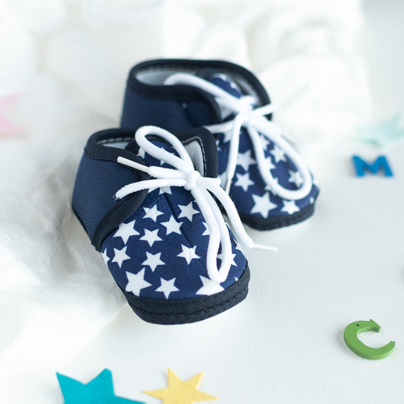 Star Print Baby Soft Feel Shoes Baby Shoes June Trading   