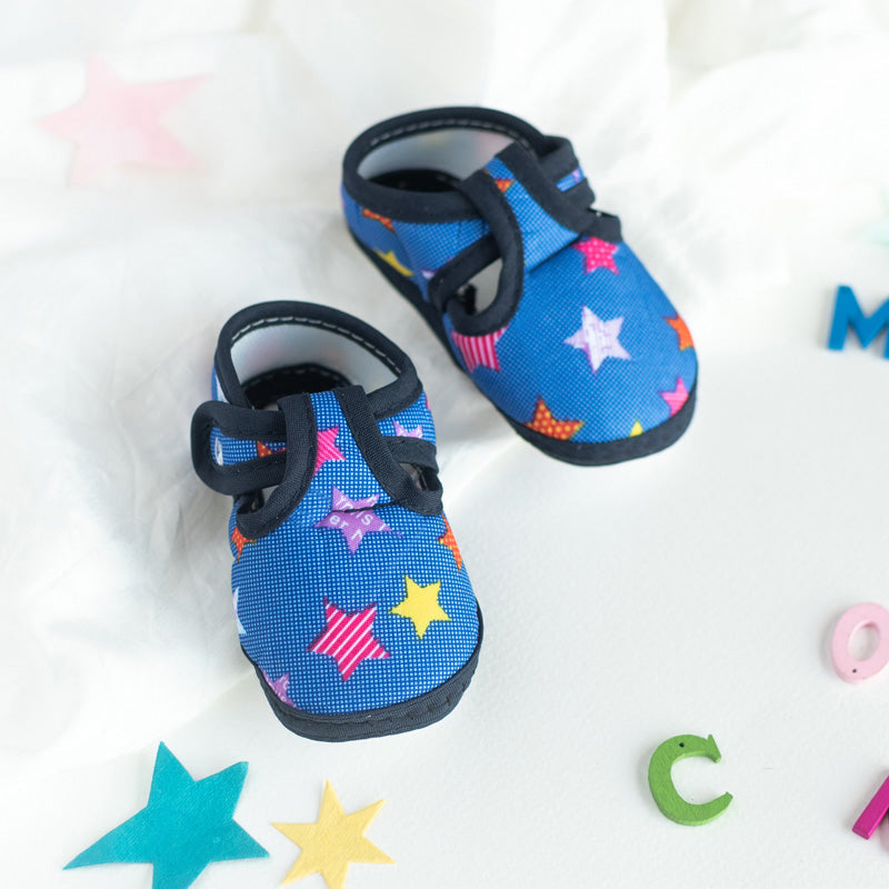Colorful Stars Print Baby Soft Feel Shoes Baby Shoes June Trading   