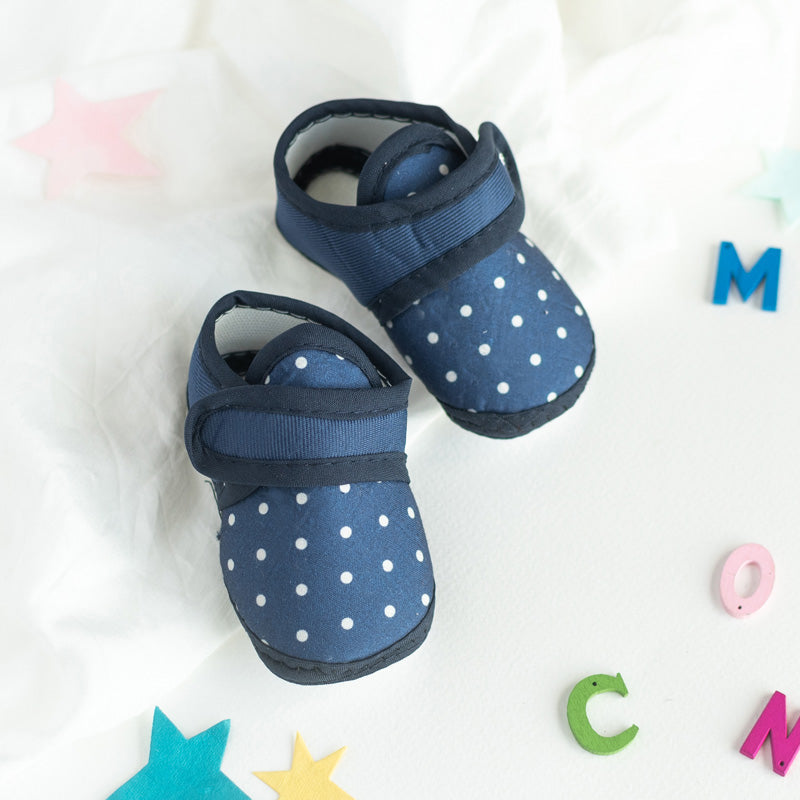 Polka Dot Print Baby Soft Feel Shoes Baby Shoes June Trading   