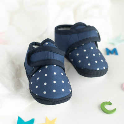 Polka Dot Print Baby Soft Feel Shoes Baby Shoes June Trading   