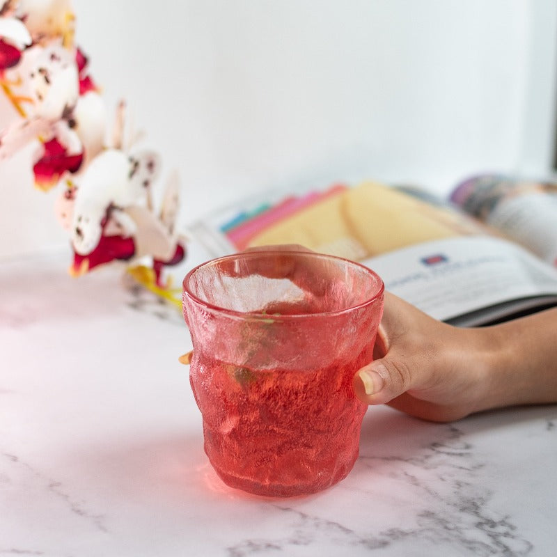 Frosted Glacier Glass (Set of 4) Glasses June Trading   