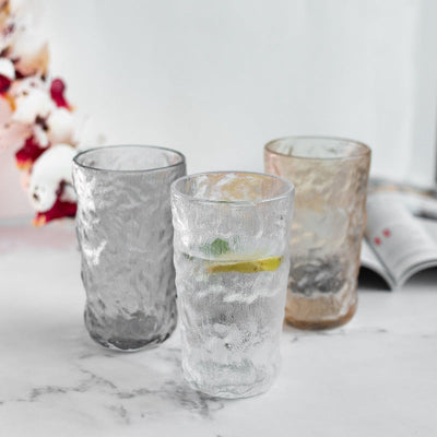 Premium Frosted Glacier Glass (Set of 4) Glasses June Trading   