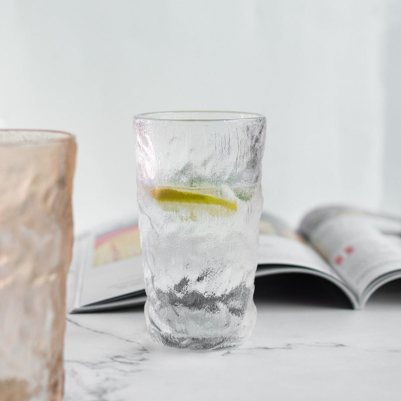 Premium Frosted Glacier Glass (Set of 4) Glasses June Trading Plain  