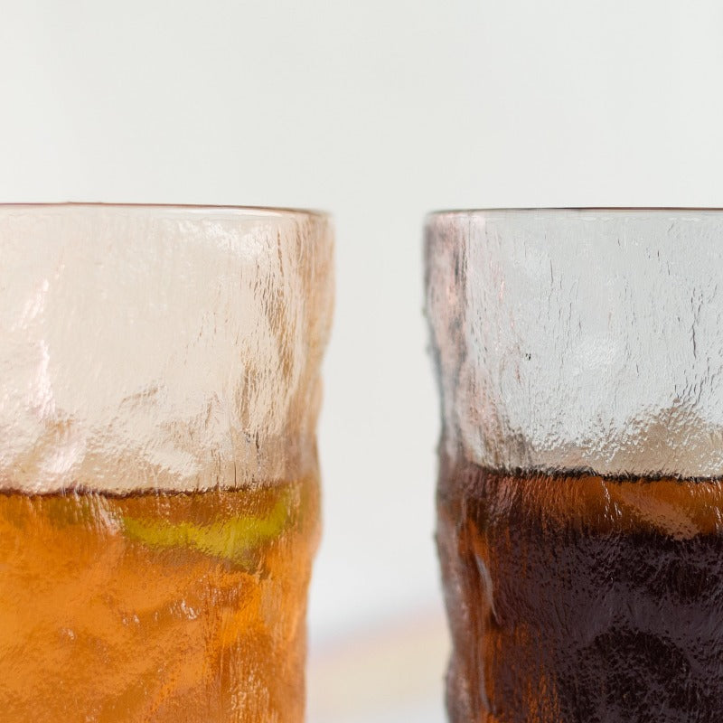 Premium Frosted Glacier Glass (Set of 4) Glasses June Trading   