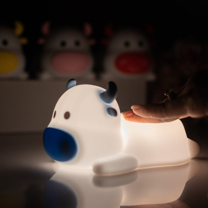 Cute Baby Cow Lamp Lamps June Trading   