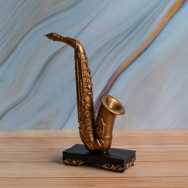 Retro Style Saxophone Figurine Artifacts June Trading   