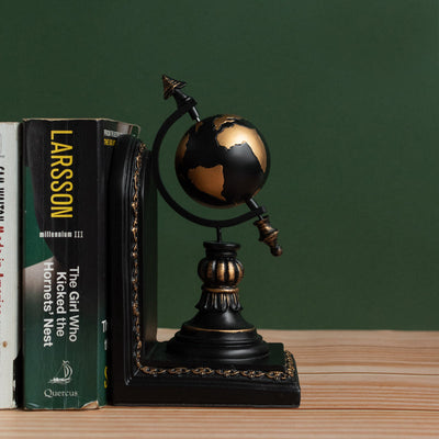 European Style Globe Book End Figurine Artifacts June Trading   