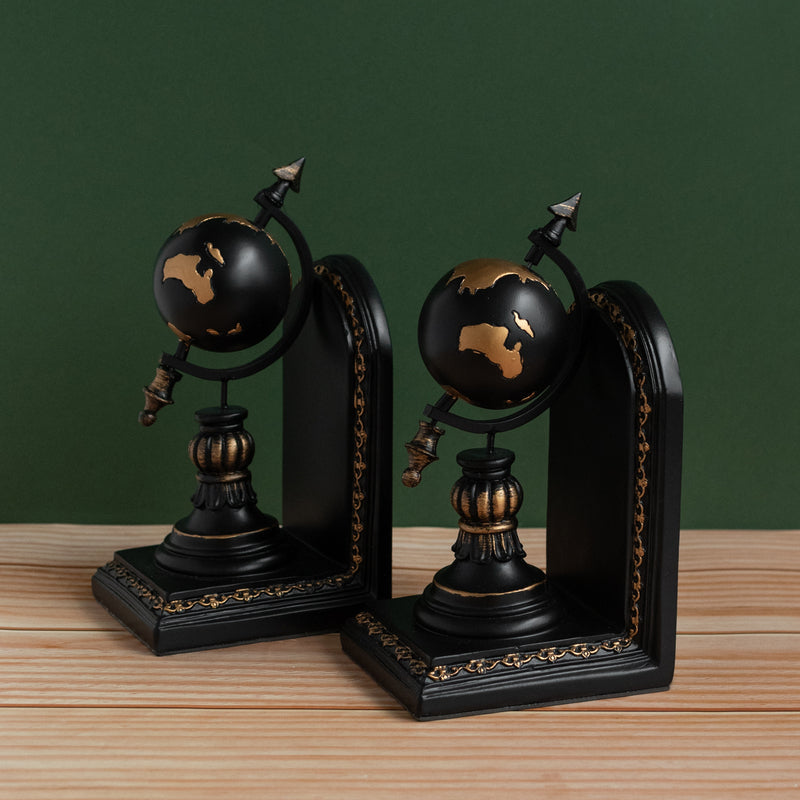 European Style Globe Book End Figurine Artifacts June Trading   