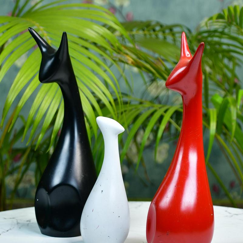 Sowpeace Resin Cat Trio