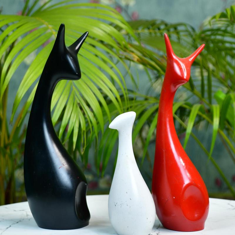 Sowpeace Resin Cat Trio