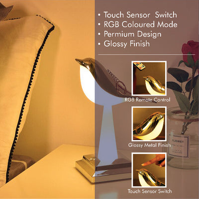 Songbird Rainbow Touch Control Table Lamp Lamps June Trading   