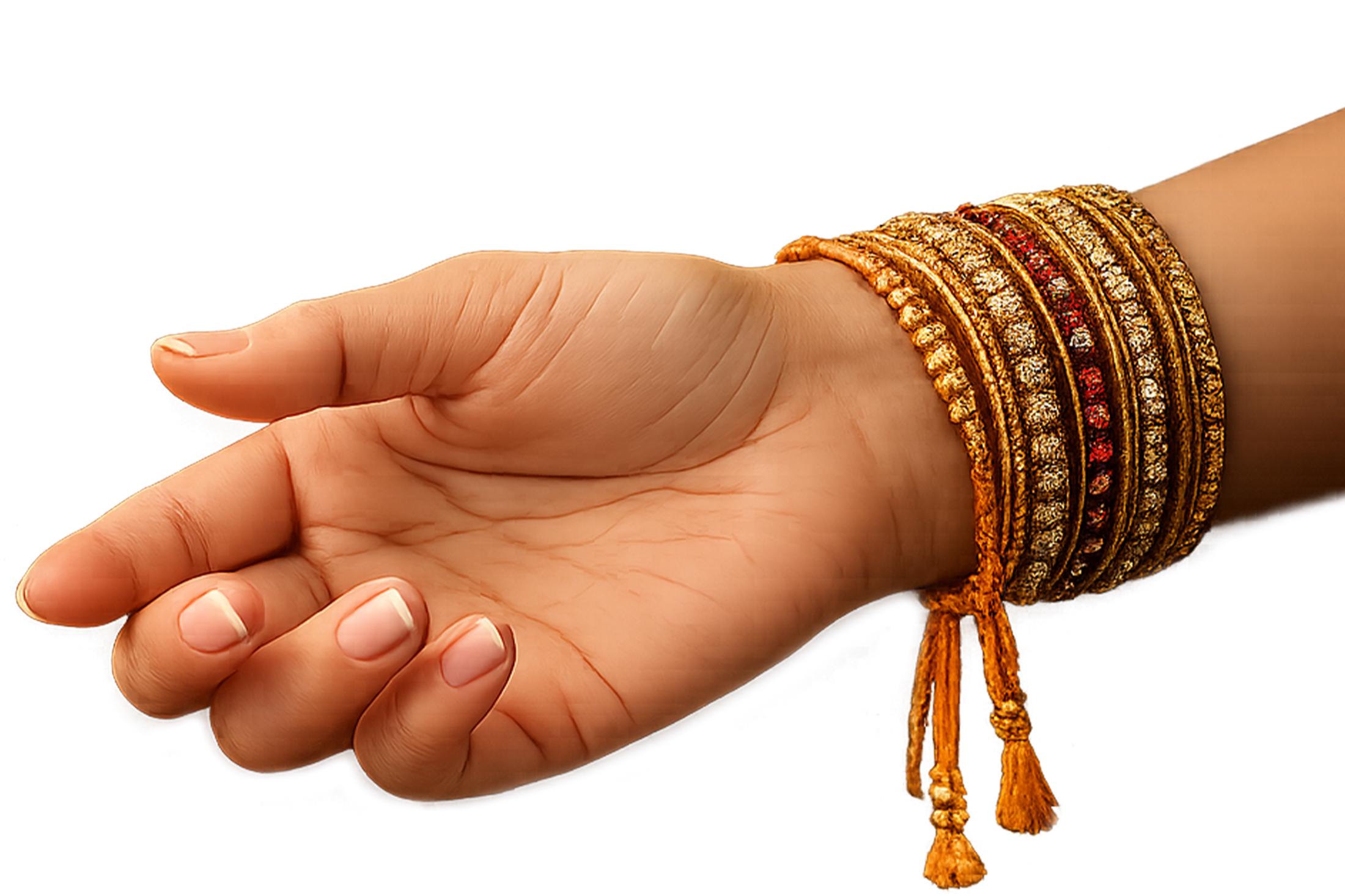 Rakhi tying hand