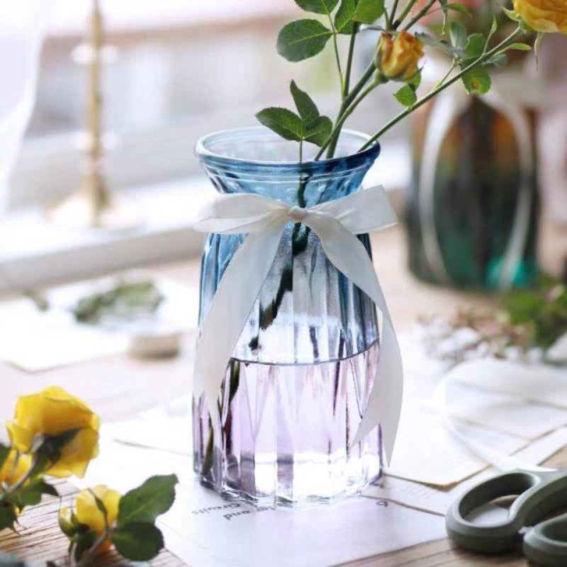 Ombre Modern Glass Vase Vases June Trading   