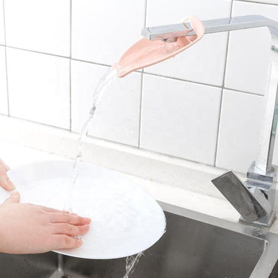 Water Faucet Extender Faucet Extender June Trading Crepe Pink  