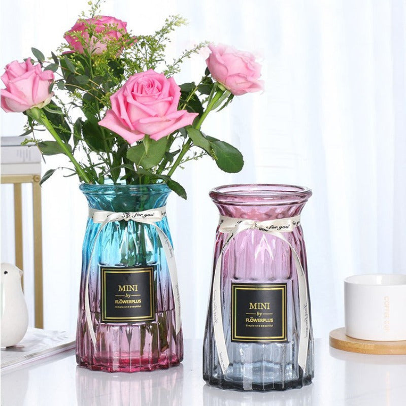Ombre Modern Glass Vase Vases June Trading   