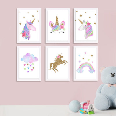 Unicorn Love  - Photo Frame Set of 6 Photo Frames June Trading   