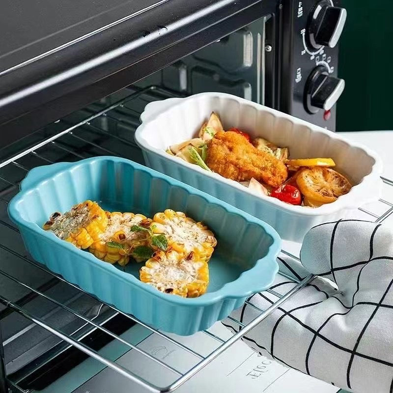 Crinkled Rectangular Baking Tray