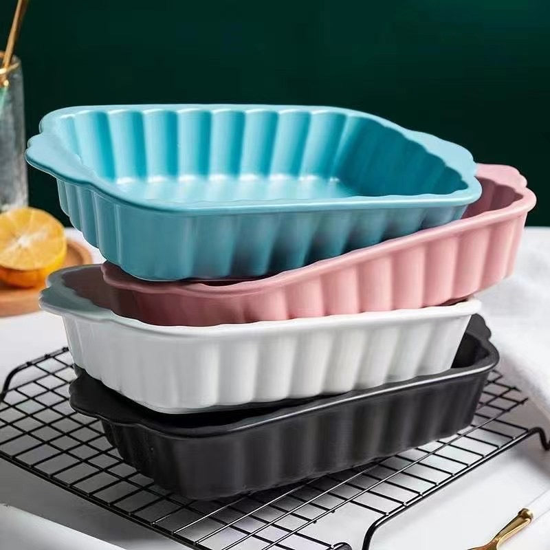 Crinkled Rectangular Baking Tray